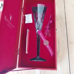 Vintage Limited Edition Five Gold Rings Waterford Crystal Flute. In original box.