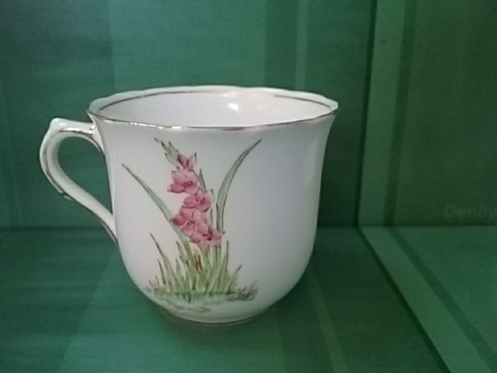 Mis-match China Cup & Saucer