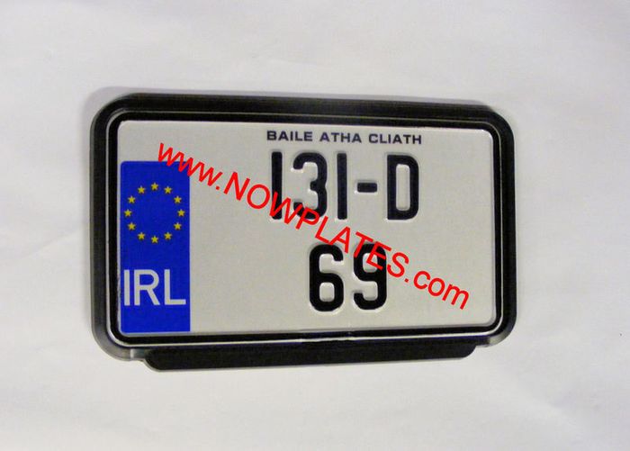 IRL Pressed Plate with a Black Frame