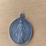 Big Antique Silvered Medal Immaculate Conception/Congregation Of The Children Of Mary-Ireland Image 2