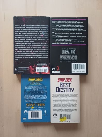 Star Trek Books Bundle Science Fiction Adventure Enterprise Voyager TNG TOS DS9