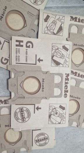 5 new Miele vacuum bags H