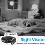 WiFi Hidden Spy Clock Camera Secret Nanny Cam With Motion Detection | 1080p Video Recording, Covert Camera With Night Vision, Mobile App Control for Home, Office Image 2