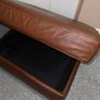 Leather Ottoman with storage Image 4