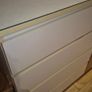Classic IKEA Malm chest of 4 drawers in white Image 2