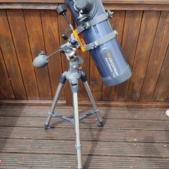 Celestron AstroMaster 114EQ Telescope + Boxed 2x Barlow Lens