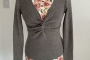 jumper  bnwt forever 21 twist front jumper size large small fit 10/12