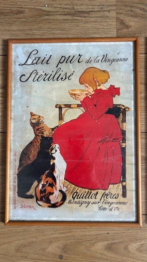 2 x framed French pictures