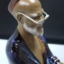 SALE!  Vintage Chinese Glazed Shiwan Mudman figurine - Scholar Reading Image 8