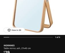 table mirror