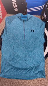Armour Tech 1/4 Zip Medium Bright Day Blue