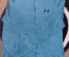 Armour Tech 1/4 Zip Medium Bright Day Blue