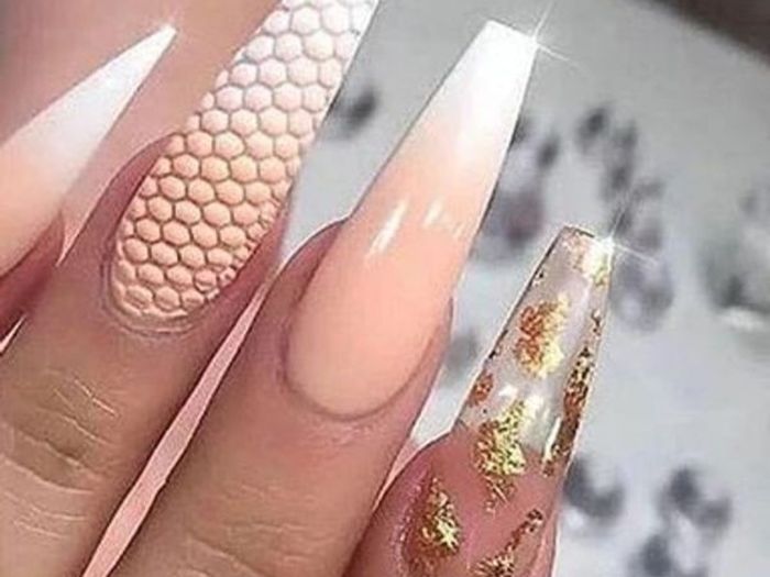 Long Coffin Nail Tips 100 Pcs