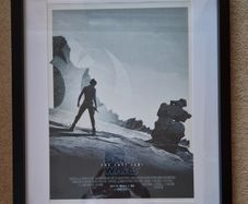 Star Wars - The Last Jedi Official ODEON Cinema Prints Framed
