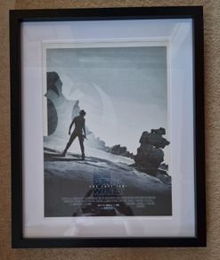 Star Wars - The Last Jedi Official ODEON Cinema Prints Framed