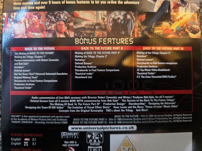 Steelbook Back to the Future Trilogy