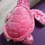 Beautiful pink sea turtle plush soft toy Image 3