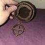 Pair of Cast Iron Pine Cone Shaped Tealight Holders Image 5
