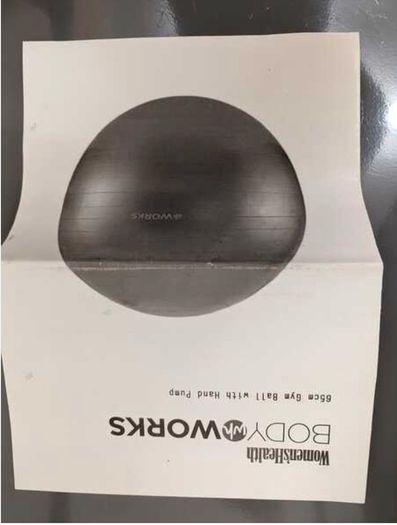 Gym Ball with Hand Pump