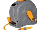 2-in-1 Compact Enclosed Hose Reel with 25m Hose and Connectors