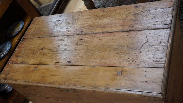 Victorian Pine Blanket Chest
