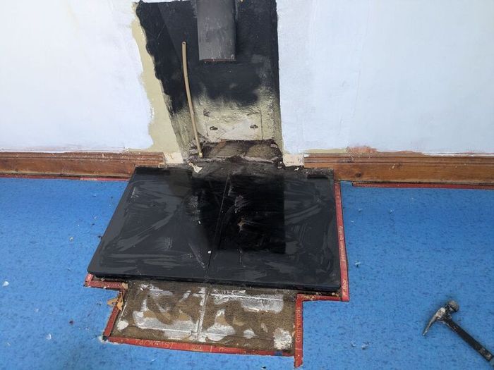 wood burning stove