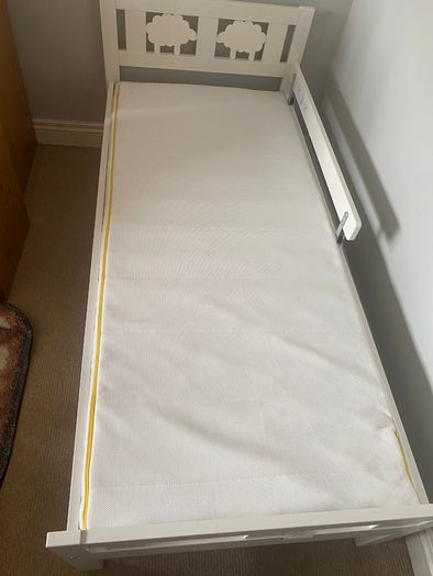 IKEA KRITTER Children's Wooden Bed Frame and Mattress