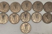 Ireland 1951-1968 Shilling Coin Lot Mixed Date and Condition 11 Coins
