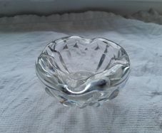 Antique Baccarat Glass ashtray French