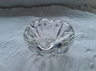 Antique Baccarat Glass ashtray French
