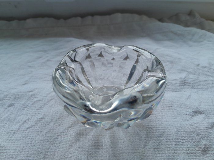 Antique Baccarat Glass ashtray French