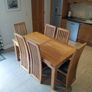 Solid Oak Extendable Dining Table & 6 Solid Oak Chairs Image 9