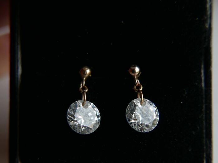 Vintage 9ct Gold 375  Drop/Dangle Art Deco  Earrings 1,46g