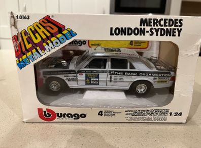 Mercedes 450 SEL Rally 1/24 Burago Rare