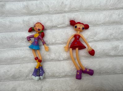 Bendi Dolls Picket Sized Pals Lot Of Two Red Haired dolls Heart Used Please see pictures