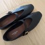 Leather flat ballerina shoes (size 40) Image 2