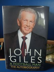 Signed Johnny Giles autobiography