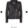 Mint Velvet Leather Jacket - Black - UK 12 - RRP 399 Brand New Image 3