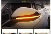 VW Golf, Sportsvan, Touran, LED Dynamic Turn Signal Light Kit, Compatible with Volkswagen Golf 7 Facelift Golf 7 R-line Golf 7.5 Golf  Golf Sportsvan VW  L II, 2 Lamps