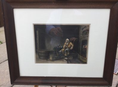 Art - Vintage Coloured Engraving ( H. Beckwith )