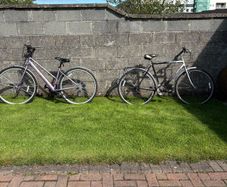 Ladies and gents bikes
