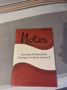 Leaving Cert Notes music workbooks