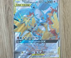 Moltres & Zapdos & Articuno GX Pokemon Card