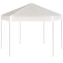 Hexagonal Pop-Up Marquee with 6 Sidewalls Cream White 3.6x3.1 m Image 8
