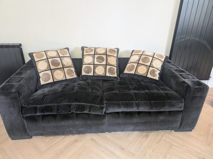 Black couch