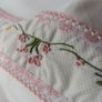 Handmade Traditional Madeira Embroidered Baby comfort  100% Cotton Image 3