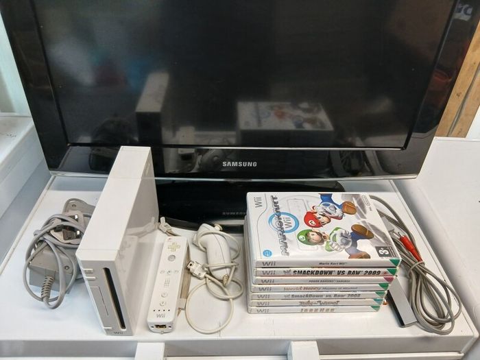 nintendo wii + games