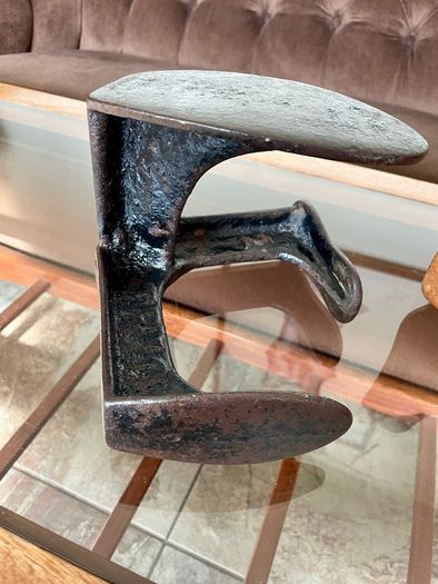Cobblers Anvil Vintage Cast Iron Shoe Last Book End Door Stop Heavy Prop