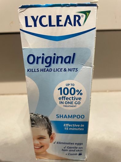 head lice shampoo Lyclear Brand new