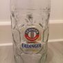 Original Bavarian Erdinger Weissbrau 1litre Beer Glasses Image 6